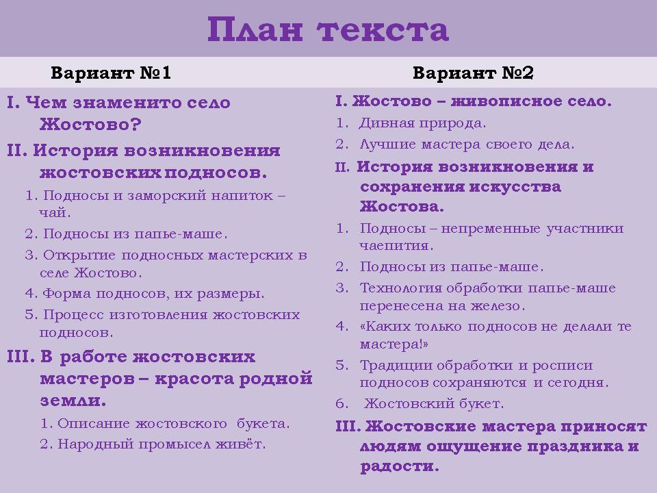 Составьте план текста для этого выделите основные фрагменты текста и озаглавьте каждый