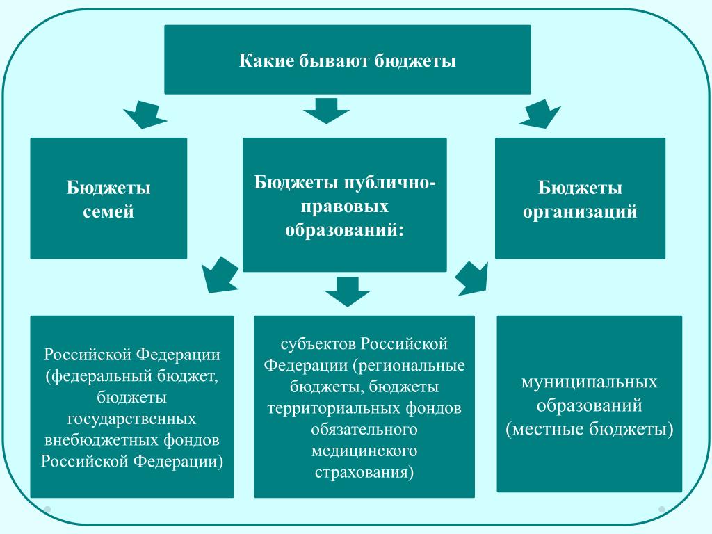 Бюджеты проекта бывают муниципальные