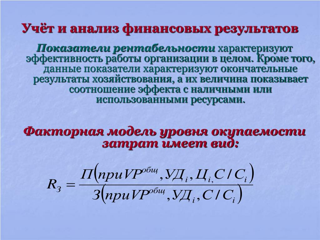 Рентабельность характеризует