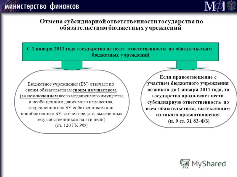 Основания и порядок субсидиарной ответственности составить схему