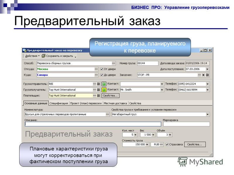 Бизнес план для грузоперевозок