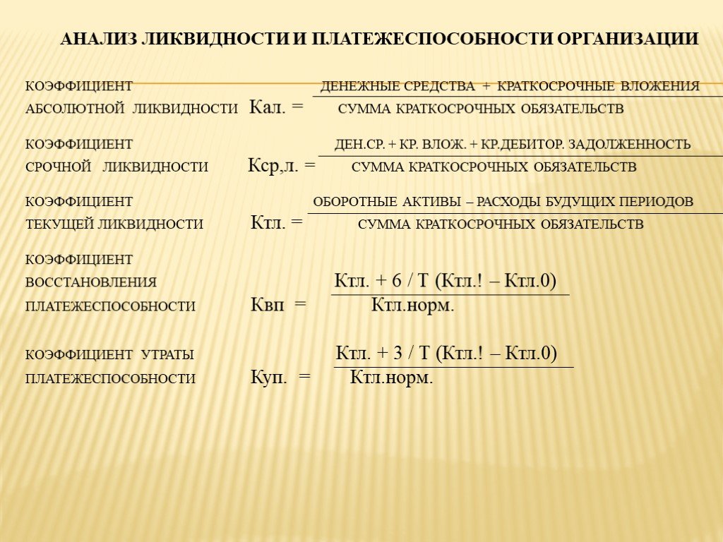 Ликвидность проекта это