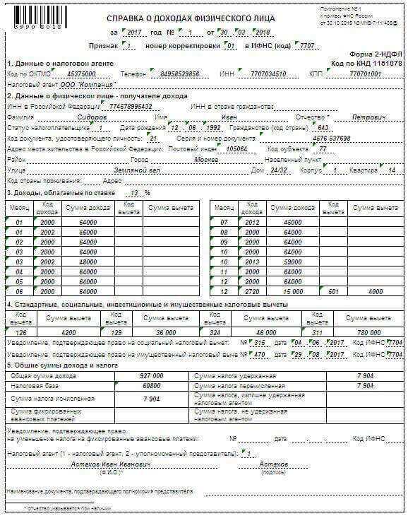 Форма 2 ндфл сотруднику. Образец заполнения справки 2 НДФЛ С вычетами на детей. 2 НДФЛ 2021 образец заполнения с вычетами на ребенка. Справка о доходах физического лица 2 НДФЛ. Справка 2 НДФЛ 2022.