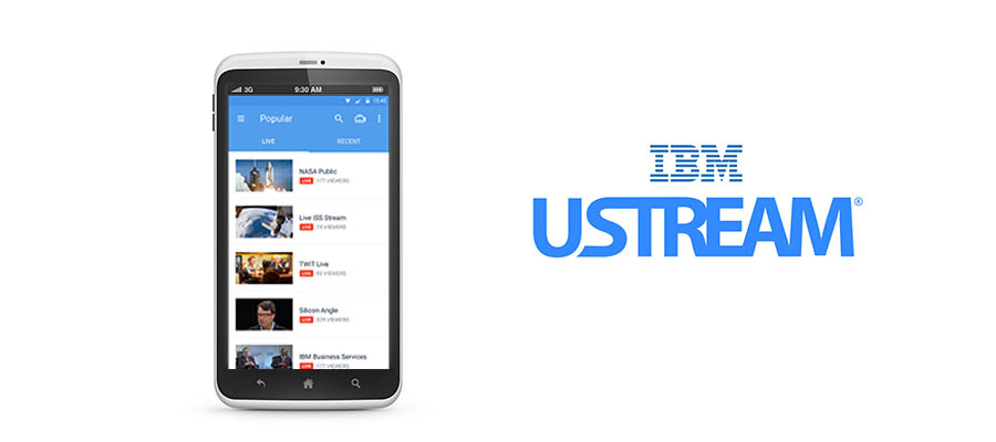 Ustream/IBM Cloud Video app to stream