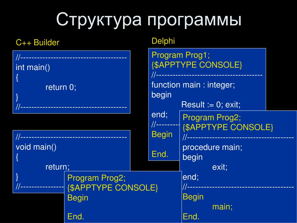 Примеры проектов на си