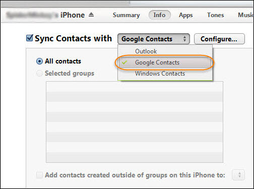 transfer-google-contacts-itunes