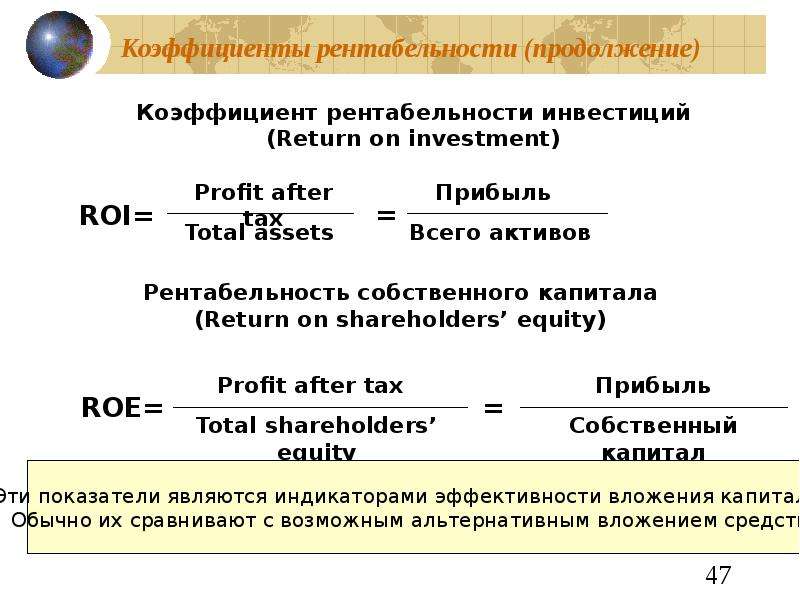 Коэффициент инвестиций формула