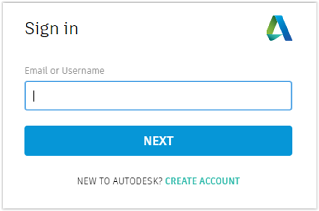 Sign in create account