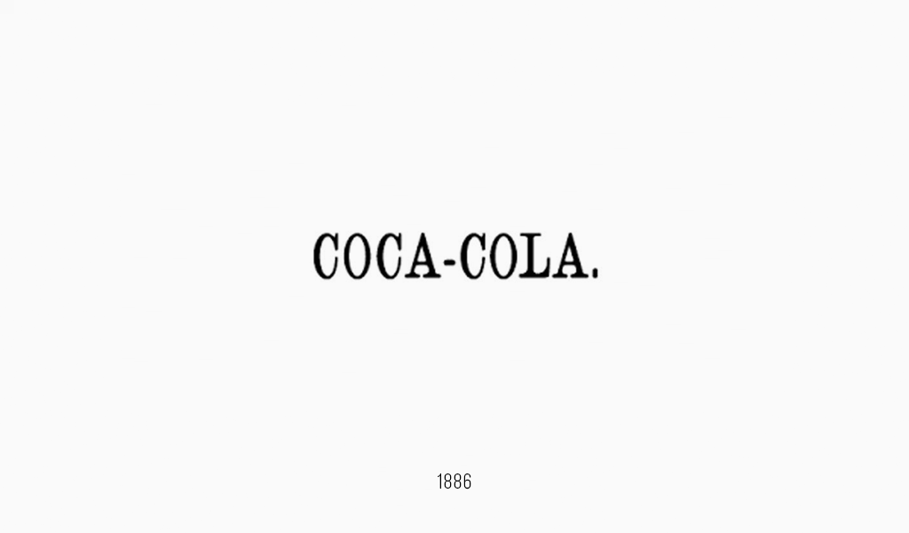Логотип Кока-Кола, 1886