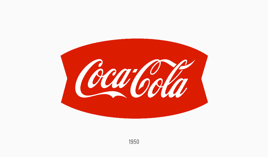 Логотип Кока-Кола, 1950