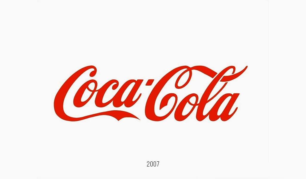 Логотип Кока-Кола, 2007