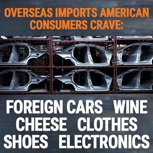 Overseas imports american consumers crave