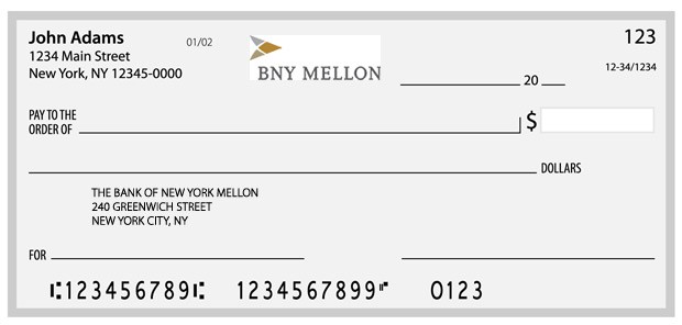 bank routing transit numbers - BNY Mellon