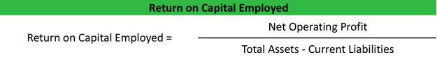 Return on Capital Employed Formula