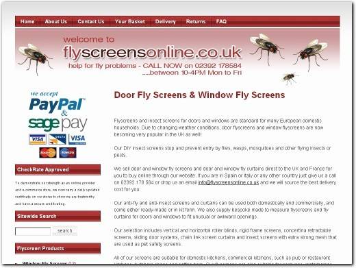https://www.flyscreensonline.co.uk/ website
